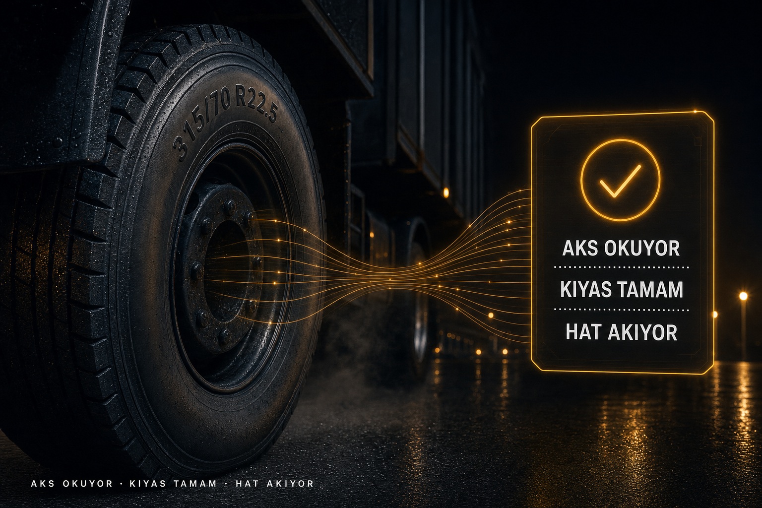 EyeMetric Tire — hat akıyor, denetim tamam