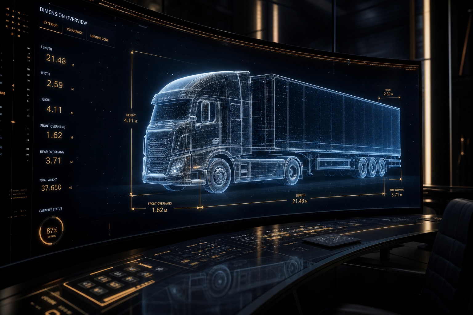 EyeMetric Vehicle — operatör panosunda doğrulama