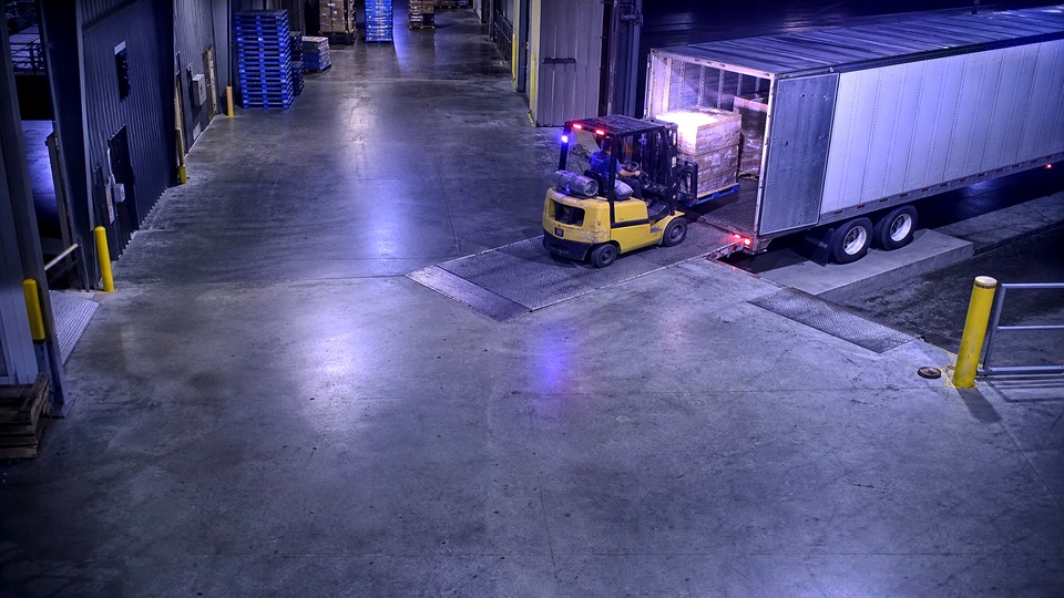 Kamera: rampada yükleme görünümü